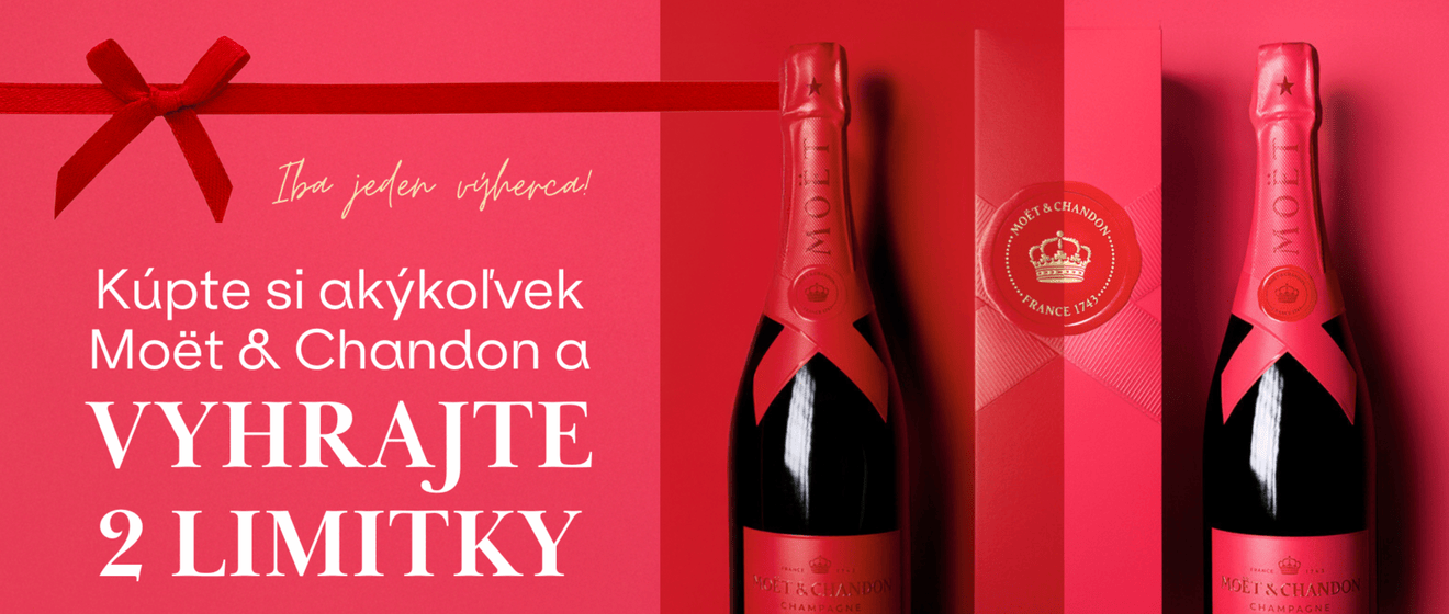 Súťaž o limitované edície Champagne Moët &amp; Chandon