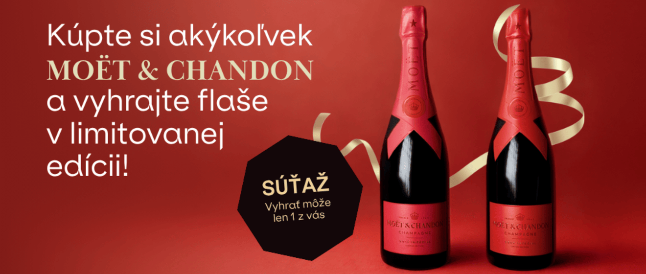 Súťaž o limitované edície Champagne Moët &amp; Chandon