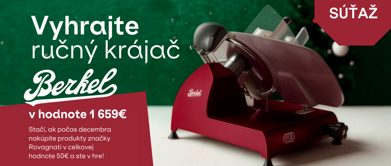 Súťaž so sviatočnou príchuťou: Vyhraj ikonický krájač Berkel Red Line 300