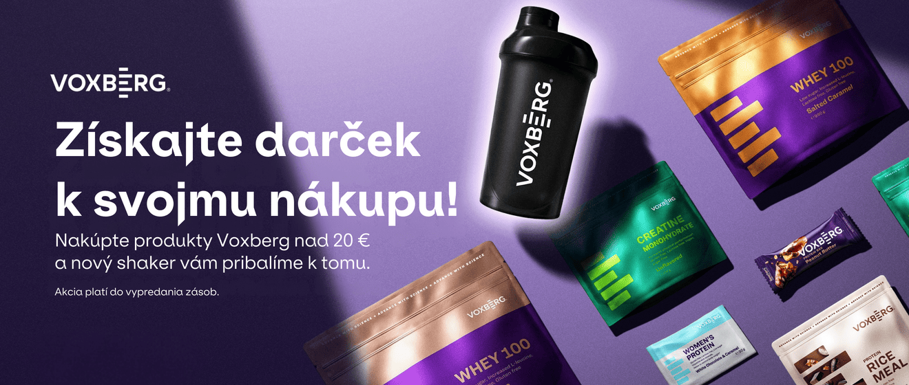 Voxberg: športová výživa pre tréning aj bežný deň