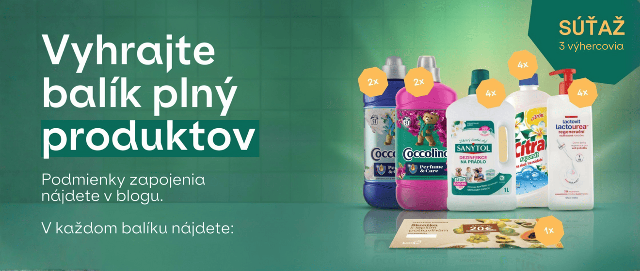 Súťaž o balíčky drogérie a kozmetiky na našom Instagrame