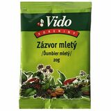 Korenie Zázvor mletý /Ďumbier mletý/ 20g Vido