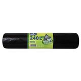 Vrecia na odpad čierne 240l 100x125cm 10ks Wastey's