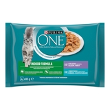 Purina ONE kapsičky pre mačky tuniak, teľacie 4×85g