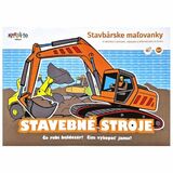 Omaľovánka Stavebné stroje
