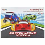 Omaľovánka Pretekárske vozidlá