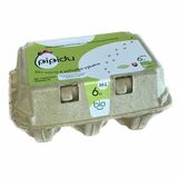 Vajcia Bio z voľného výbehu M-L 6ks Pipidu VÝPREDAJ