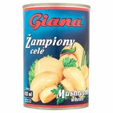 Šampiňóny celé 425ml (400g) Giana