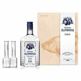Bošácka Slivovica 52% 0,7l Drevená kazeta Ryba
