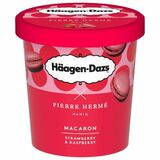 Mrazená Häagen-Dazs Makrónky zmrzlina Jahoda, malina 420ml