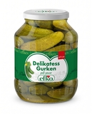 Uhorky sterilizované 6-9cm 1700ml (1550g) Efko