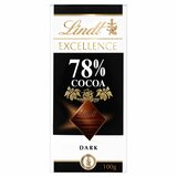 Lindt Excellence 78% extra horká čokoláda 100g