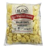 Mrazené Zemiakové Dollar Chips 2,5kg McCain