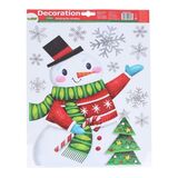 Nálepka na okno Vianočná- Snehuliak 29x41cm