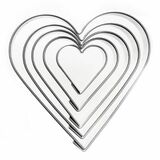 Orion Vykrajovačka Srdce 2-5,5cm 5ks