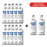 Absolut Vodka 40% 1l 10+2