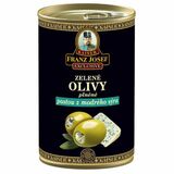 Olivy zelené s modrým syrom 300g Franz Josef