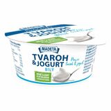 Tvaroh &amp; jogurt biely 135g Madeta VÝPREDAJ