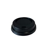 Viečko na papierový pohár čierne 70mm, 200ml 100ks