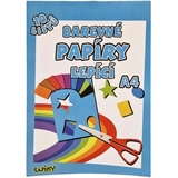 Papier farebný lepiaci A4, 10 listov