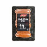 Klobásky mix 80% 210g Mecom