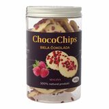 ChocoChips biela malina 160g DP Chocolate