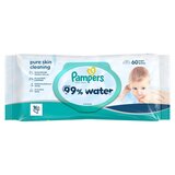 Pampers vlhčené obrúsky Aqua Plastic Free 60ks