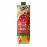 Rio 100% ovocný mix s jahodou a banánom 1l