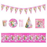 Dekoračná párty sada Happy Birthday Jednorožec