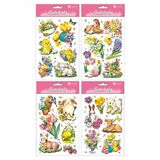 Samolepky s glitrami veľkonočné 22x13cm