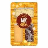 Syrový mix Gouda paprika, pažítka, cibuľa, Mimolette, Plesnivá saláma 200g DQ VÝPREDAJ