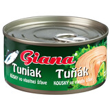 Tuniak vo vlastnej šťave 170g Giana