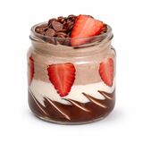 Jogurt Brownie Jahody 345g MůjJogurt