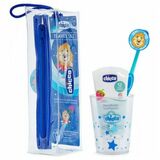 Chicco Travel Set ústna hygiena 3-6r modrý