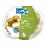 Olivy zelené so syrom 200g Grikios