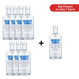 Absolut Vodka 40% 1l 7+1