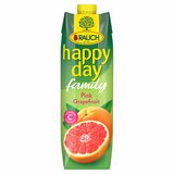 Rauch Happy Day happy Ružový grapefruit 1L