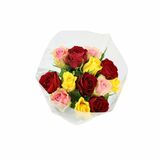 Kytica čerstvých kvetov, Ruže mix 13ks