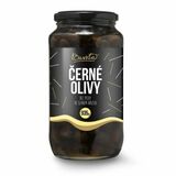 Olivy čierne celé bez kôstky sklo 935g Bassta