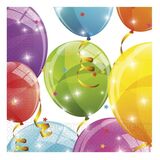 Papierové servítky Balóny 33x33cm, 20ks