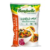 Mrazená Zmes zeleninová Mediterranea 2,5kg Bonduelle