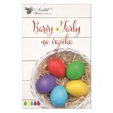 Farby na vajíčka tablety za studena, 5ks