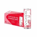 Voss minerálna voda perlivá jahoda zázvor 330ml*ZO
