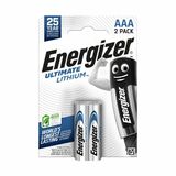 Batérie AAA Ultimate Li 2ks Energizer