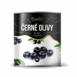 Olivy čierne celé bez kôstky plech 3000g Bassta