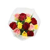 Kytica čerstvých kvetov, Ruže mix 11ks