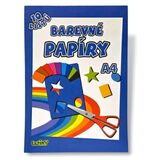 Papier farebný A4, 10 listov