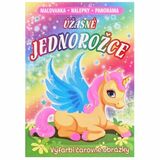 Omaľovánka Úžasné Jednorožce