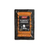 Klobásky cheddar 80% 210g Mecom