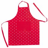 Orion Kuchynská zástera Červená, bodky 86x71cm